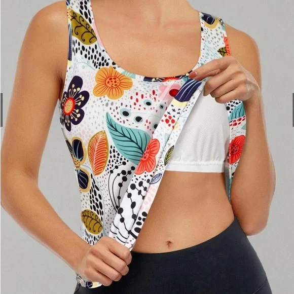 💛NEW Blevonh Womens Yoga Workout Tank Top - Picture 3 of 7